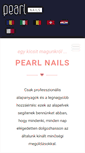 Mobile Screenshot of pearlnails.hu