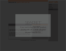 Tablet Screenshot of pearlnails.com.au